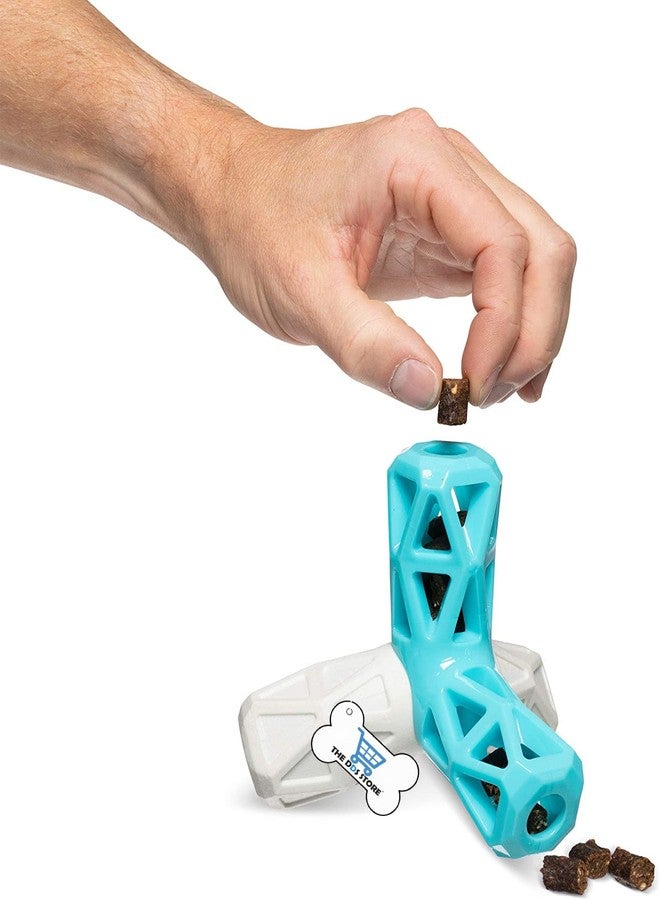 THE DDS STORE Dual Textured Jack Squeaky Dog Chew Toy Enrichment, Foraging Dog Treat Toy with Squeaker, Fill with Treats, Paste and Food-1 Piece (Color May Vary) (Puzzle Jack) - Image 5